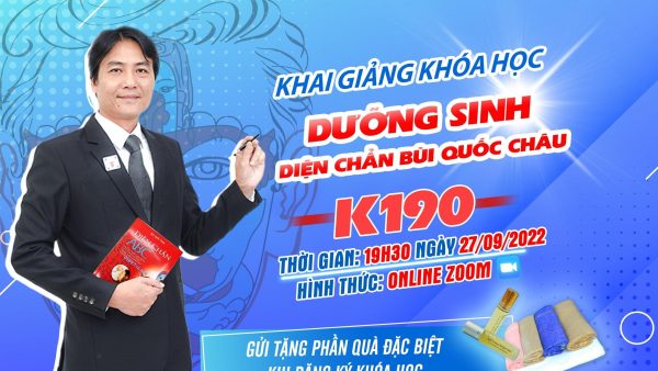 KHOÁ HỌC DƯỠNG SINH DIỆN CHẨN BÙI QUỐC CHÂU