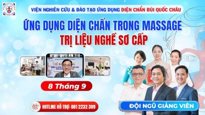 KHÓA HỌC ỨNG DỤNG DIỆN CHẨN TRONG MASSAGE TRỊ LIỆU CHO HỌC VIÊN CHÍNH THỨC ONLINE-K08